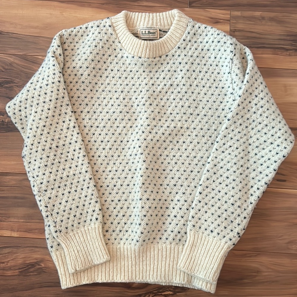 vintage l.l. bean sweater